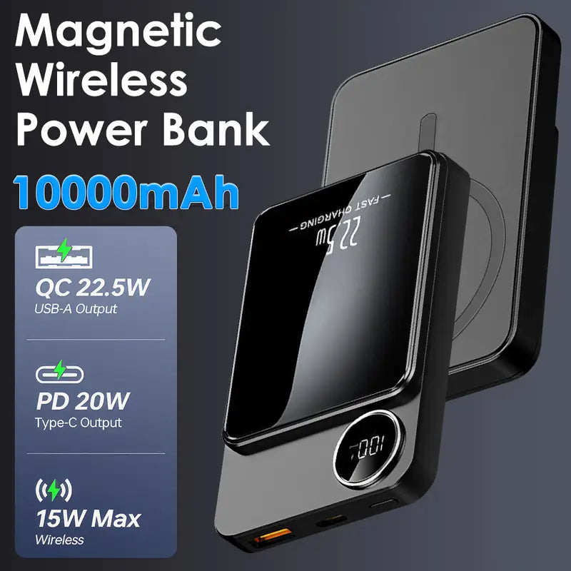 Magsafe Power Bank Magnetic Wireless Charger Battery Pack for Iphone 16/15/13/14