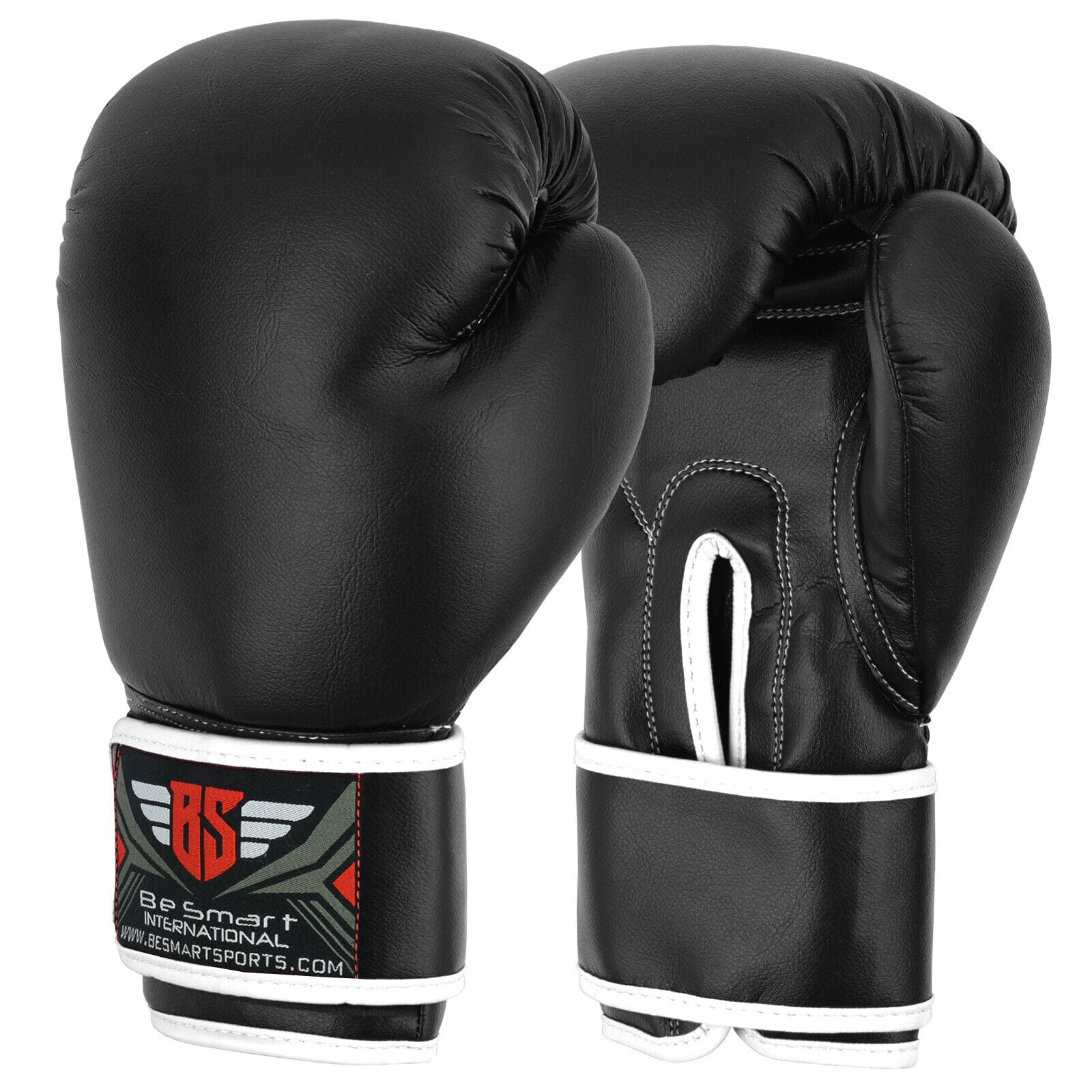 Maya Leather Boxing Gloves Muay Thai Punch Bag Sparring MMA Training Kickboxing